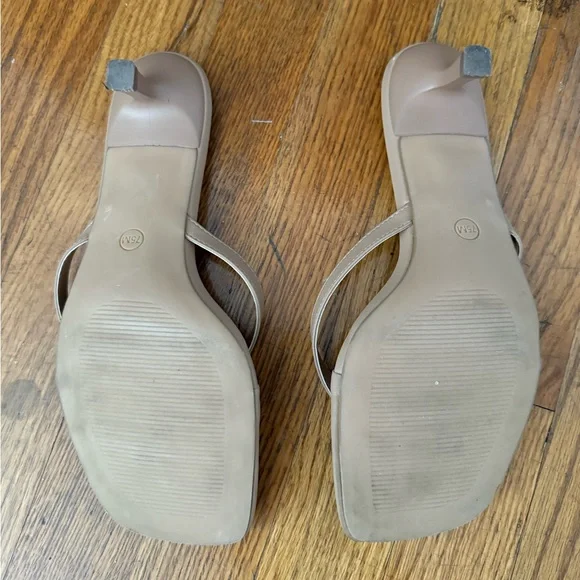 Rachel Zoe Nude Kitten Heels - Picture 2 of 3